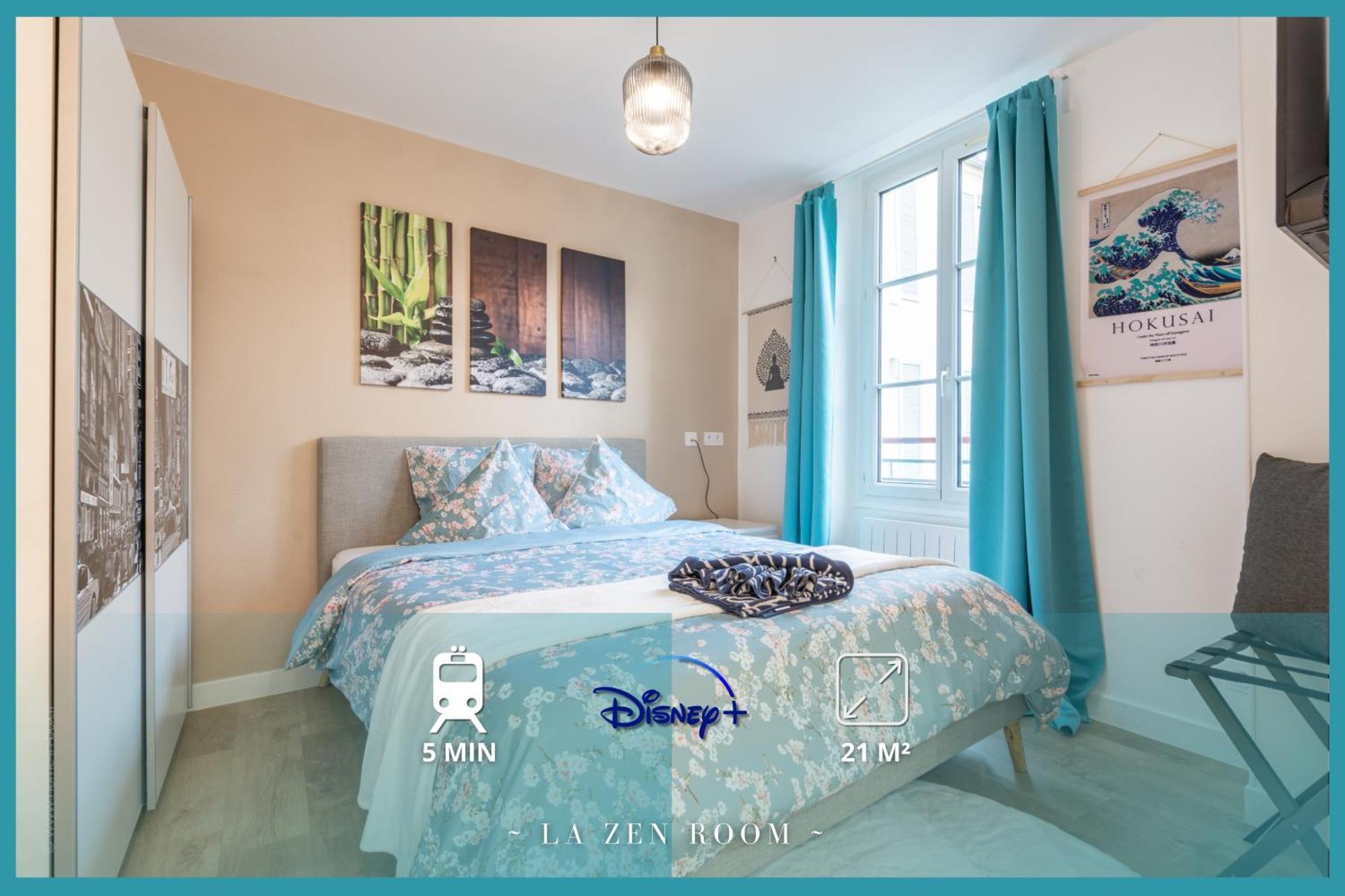 Sweethost - La Zen Room - Studio Proche Gare & Disneyland Lagny-sur-Marne Luaran gambar